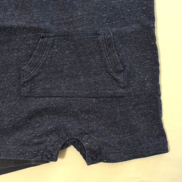 carter's 2-pack bundle cotton summer hoodie rompers 18 months baby boys - Picture 3 of 11